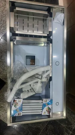 سینک ظرفشویی استیل توکار دو لگنه مدل پریمو 90 