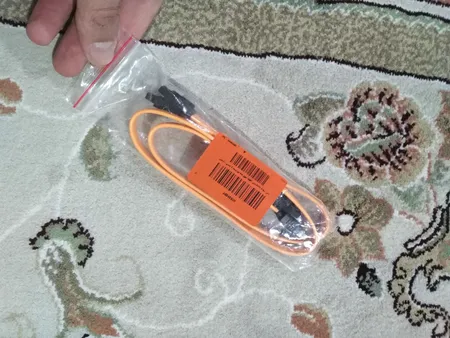 کابل دیتا SATA 3 مدل 12CF1 طول 0.5 متر بسته 2 عددی