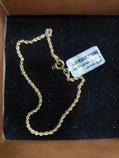 تجریه خرید دستبند طلا 18 عیار زنانه گالری رحمانی مدل طنابی کد 02