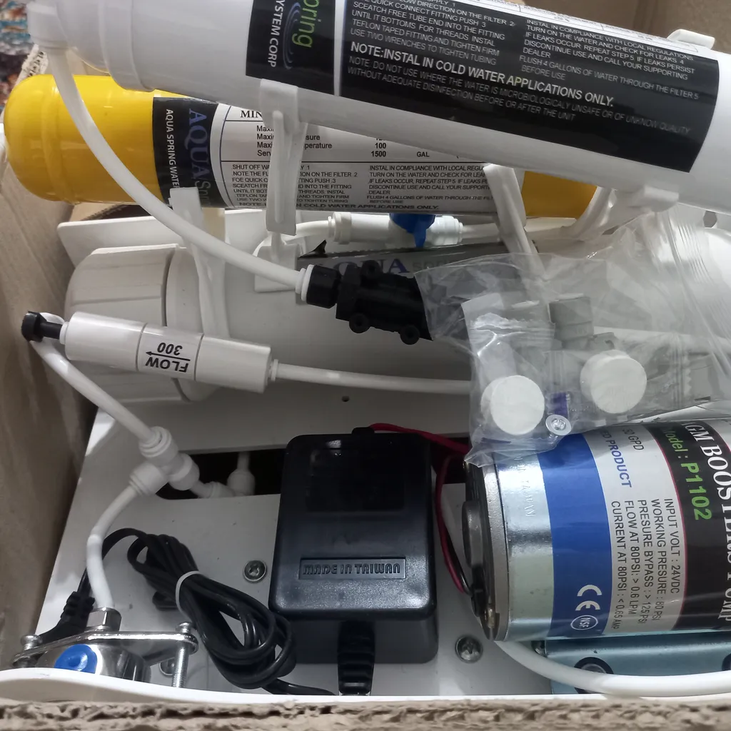 دستگاه تصفیه کننده آب آکوآ اسپرینگ مدل UF - SF4800 به همراه کیت نشتی گیر