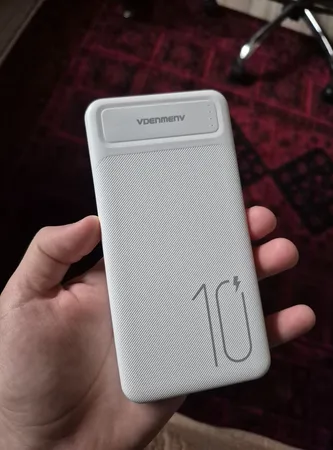 پاوربانک 10 وات وی دنمن وی مدل dp 09 ظرفیت 10000 میلی آمپر ساعت