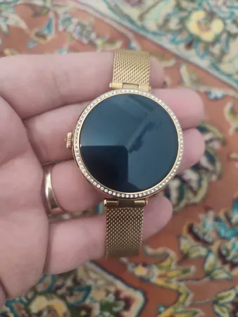 ساعت هوشمند گلوریمی مدل GL1 (مخصوص بانوان) دارای قابلیت های قابلیت مکالمه از طریق بلوتوث بند استیل