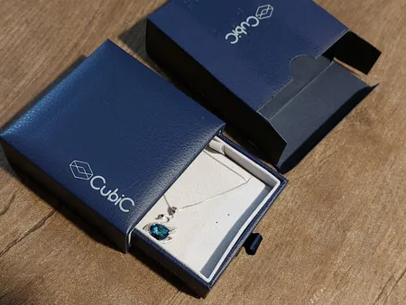 گردنبند نقره زنانه کوبیک مدل QN-5310-s