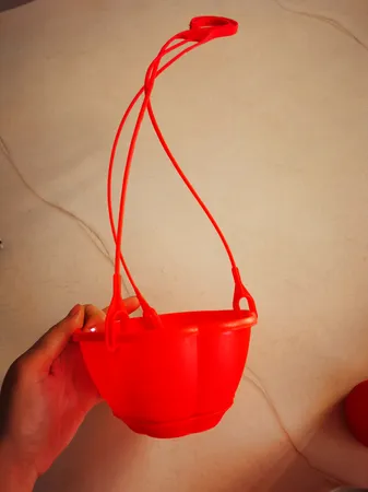 گلدان گل آذین مدل پلاستیکی آویز کد 315