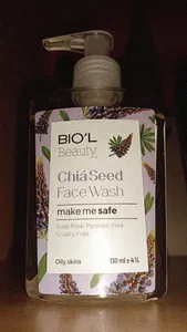 تجریه خرید ژل شستشو صورت بیول مدل chia seed حجم 130 میلی لیتر