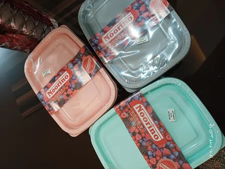 ظرف نگهدارنده نورینو مدل دریا مجموعه 4 عددی