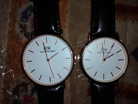 ست ساعت مچی عقربه ای زنانه و مردانه کد D-05