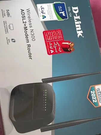 مودم روتر ADSL2 Plus بی سیم N300 دی-لینک مدل DSL-124 New