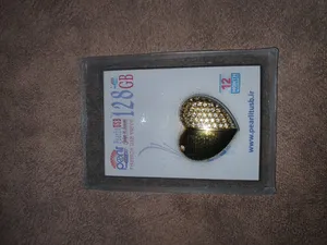 تجریه خرید فلش مموری پرلیت یو اس بی طرح قلب مدل UJ-004 ظرفیت 128 گیگابایت