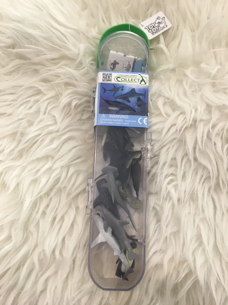 عروسک کالکتا مدل Box Of Mini Sea Animals A1107 بسته 12 عددی