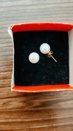 گوشواره نقره زنانه آی جواهر مدل مروارید کد 925I