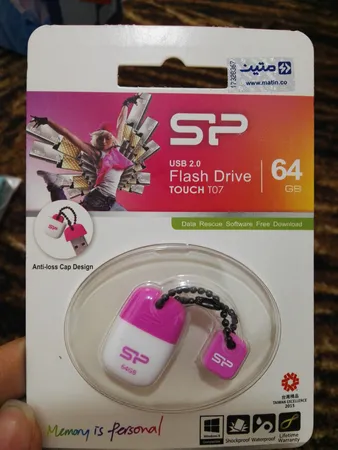 فلش مموری سیلیکون پاور مدل Touch T07 ظرفیت 64 گیگابایت