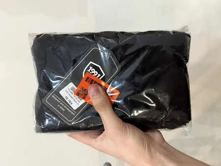 تی شرت اورسایز کلاه دار آستین کوتاه مردانه نوزده نودیک مدل TS1966 B