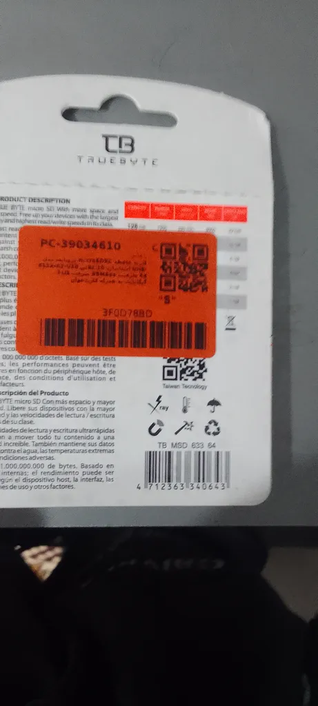 کارت حافظه microSDXC تروبایت مدل 633X-A2-V30 کلاس 10 استاندارد UHS-I U3 سرعت 95MBps ظرفیت 64 گیگابایت به همراه کارت‌خوان