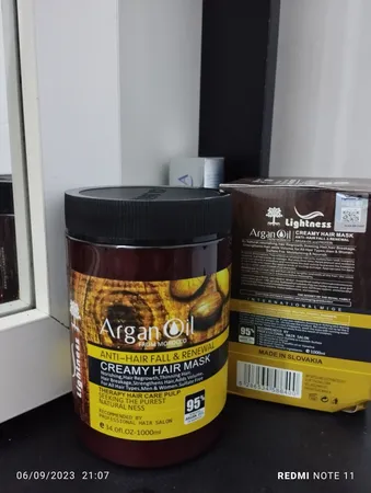 ماسک مو لایتنس  مدل آرگان حجم 1000 میلی لیتر