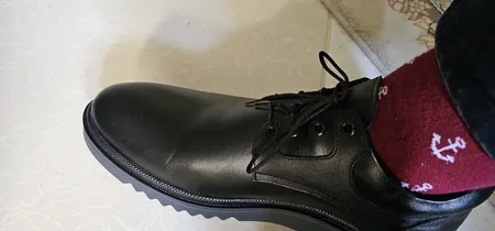 کفش روزمره مردانه چرم عطارد مدل SH05