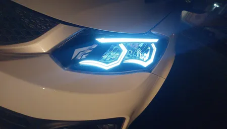 چراغ جلو خودرو گروه پژوهش صنعت مدرن مدل Transformed مناسب برای ساینا،کوئیک بسته دو عددی