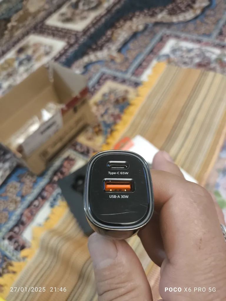 شارژر فندکی 95 وات هیسکا مدل HCC-326