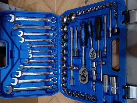 آچار بکس صنعتی اینتیمکث کد 100186 مجموعه 61 عددی