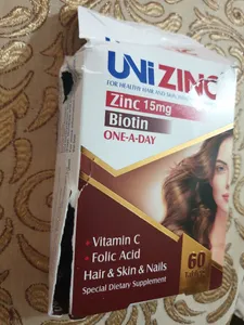 تجریه خرید قرص 15 میلی گرمی یونی زینک  بسته 60 عددی