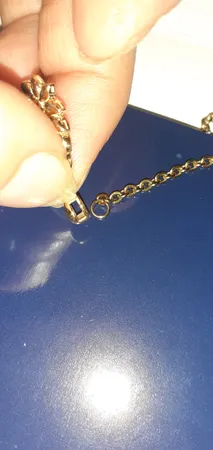 نیم ست طلا 18 عیار زنانه طلای مستجابی مدل زیتون 670135