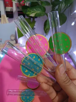 لوله آزمایشگاهی مدل گاما شفاف بسته 10 عددی