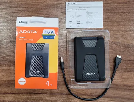 هارددیسک اکسترنال ای دیتا مدل HD650 ظرفیت 4 ترابایت