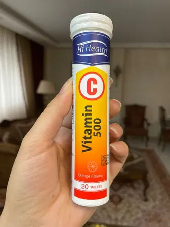 قرص جوشان ویتامین ث 500 میلی گرم های هلث بسته 20 عددی