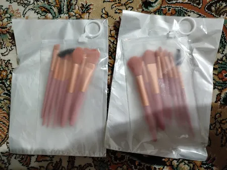 برس آرایشی مدل نئونی کد a-700 مجموعه 8 عددی