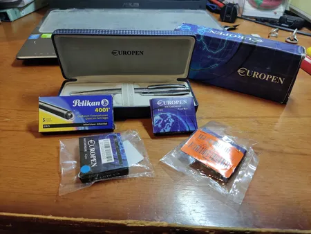 کارتریج جوهر خودنویس یوروپن کد 2025 بسته 6 عددی