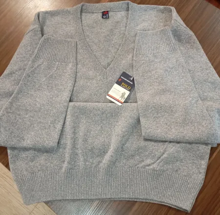 پلیور یقه هفت مردانه پولو مدل 5649