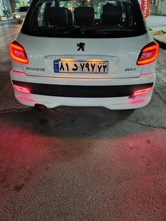 چراغ مه شکن عقب مدل اسپرت مناسب برای پژو 207 بسته 2 عددی