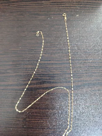 زنجیر طلا 18 عیار زنانه طلای مستجابی مدل کاملیا کد SH40