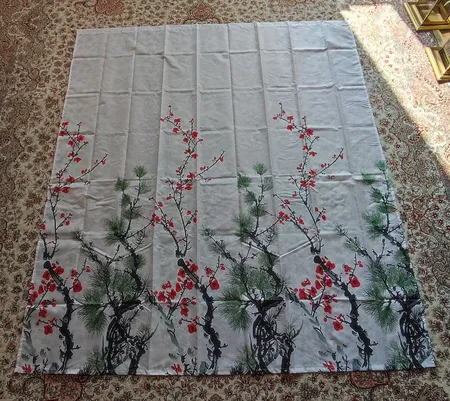 پرده حمام دلفین مدل jack-7766 سایز 180x200 سانتی متر
