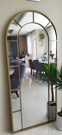 آینه مدل فلزی طرح تاج 180