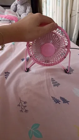 پنکه رومیزی USB شارک مدل SMALL-13CM فلزی