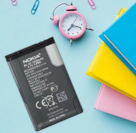 باتری موبایل نوکیا مدل BL-5C ظرفیت 1020 میلی آمپر ساعت مناسب برای گوشی موبایل نوکیا BL-5C