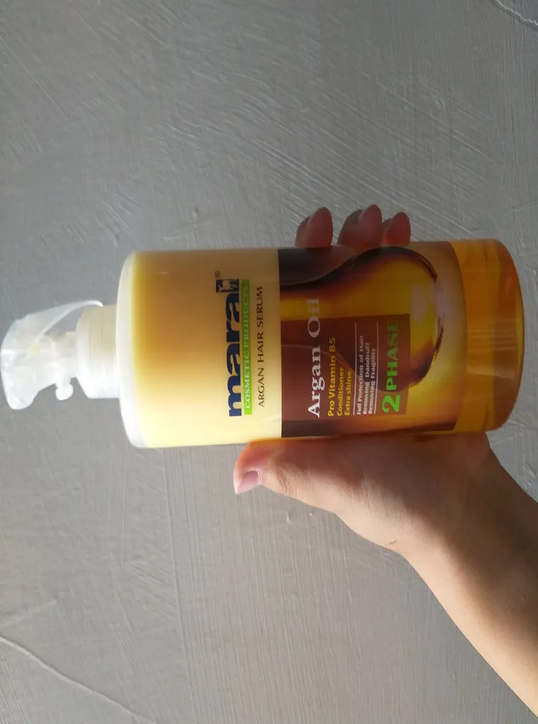 سرم مو دو فاز مارال مدل روغن آرگان حجم 450 میلی لیتر