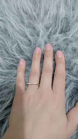 انگشتر طلا 18 عیار زنانه طلای مستجابی کد 670192