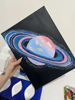 بوم نقاشی جهان بوم مدل TZ-1 سایز 40*30 سانتی متر