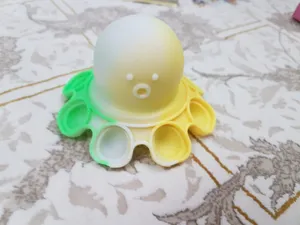 تجریه خرید فیجت ضد استرس دنیای سرگرمی های کمیاب مدل پاپ ایت طرح اختاپوس مودی کد DSK-A153