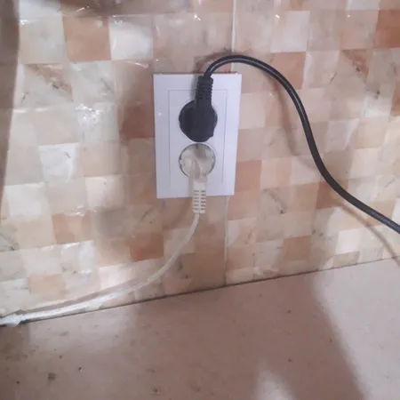 پریز برق دوقلو خیام الکتریک مدل KH8055