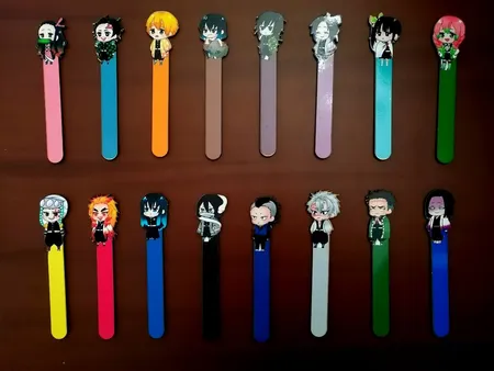 نشانگر کتاب مدل تانجیرو شیطان کش مجموعه 16 عددی