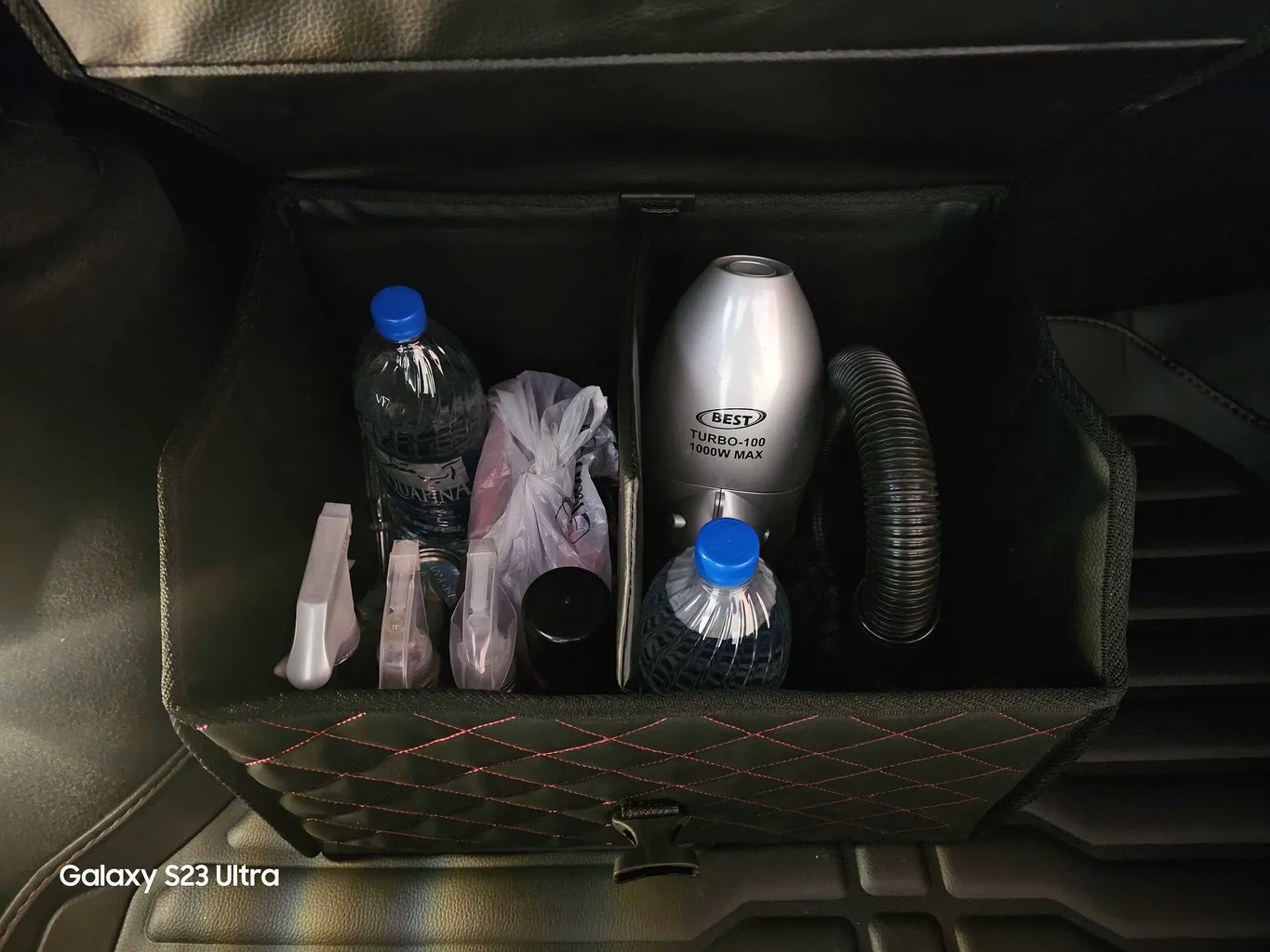 جعبه نظم دهنده صندوق عقب خودرو بابل کارپت مدل صحرا گلدوزی