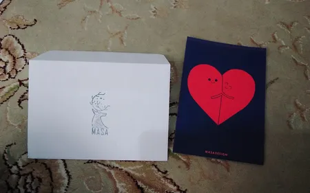 کارت پستال ماسا دیزاین طرح دوستی کد POST181