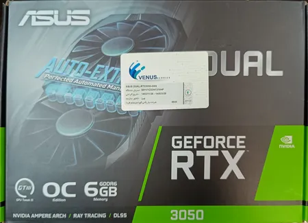 کارت گرافیک ایسوس مدل Dual GeForce RTX 3050 OC Edition 6GB