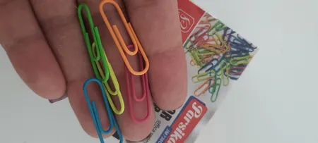 گیره کاغذ رایدین مدل رنگی سایز 28-33میلی متر - بسته 100 عددی