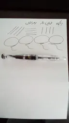 خودنویس دلار شفاف مدل 717i