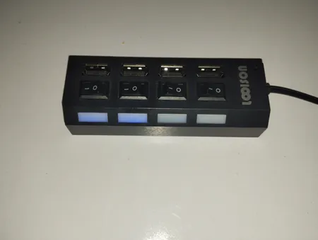 هاب 4 پورت USB 2.0 لویی سان مدل HI-SPEED