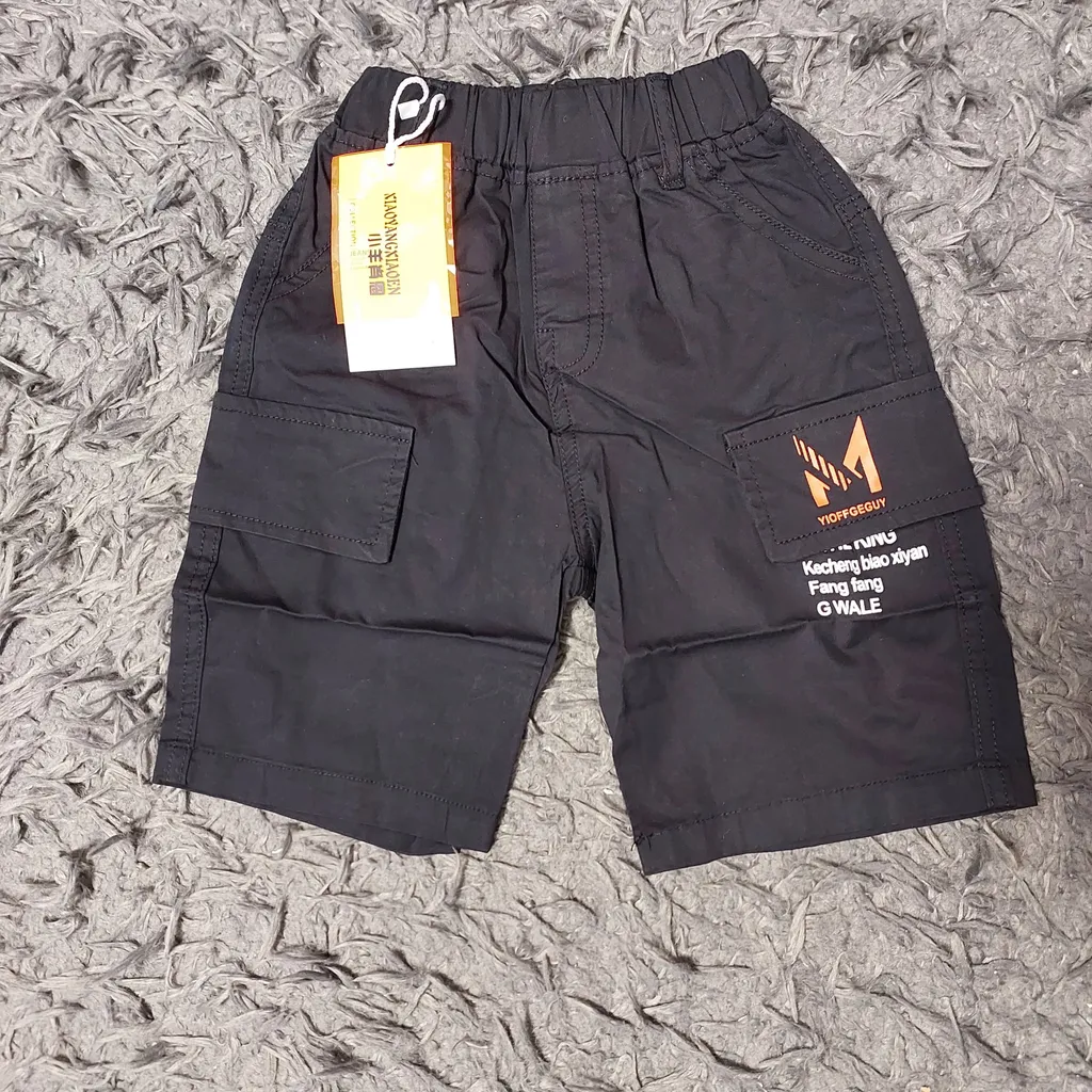 شلوارک بچگانه مدل کتان طرح M